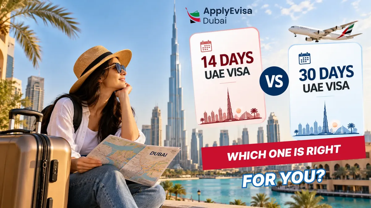 14 Days vs 30 Days UAE Visa: Which One is Right for You?