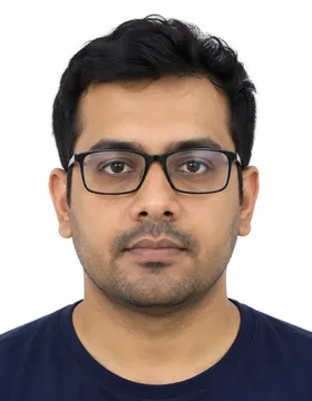 Rejected visa photo: glasses